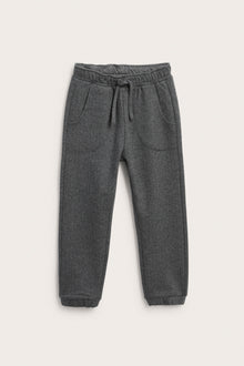 Kids grey herringbone trousers