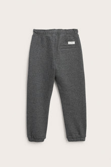 Kids grey herringbone trousers