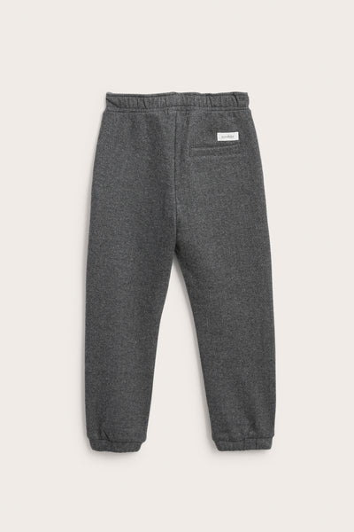 Kids grey herringbone trousers
