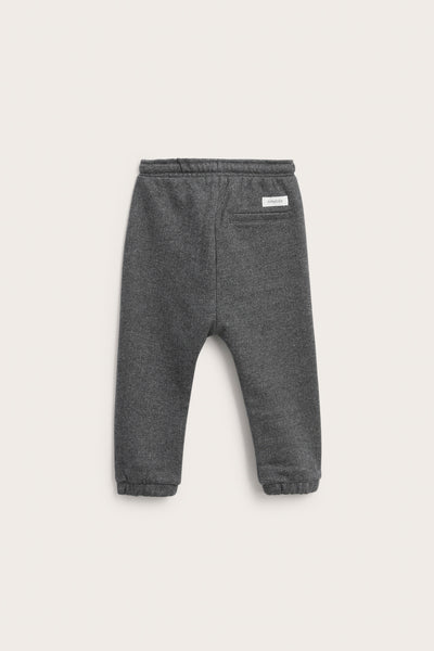 Baby grey herringbone trousers