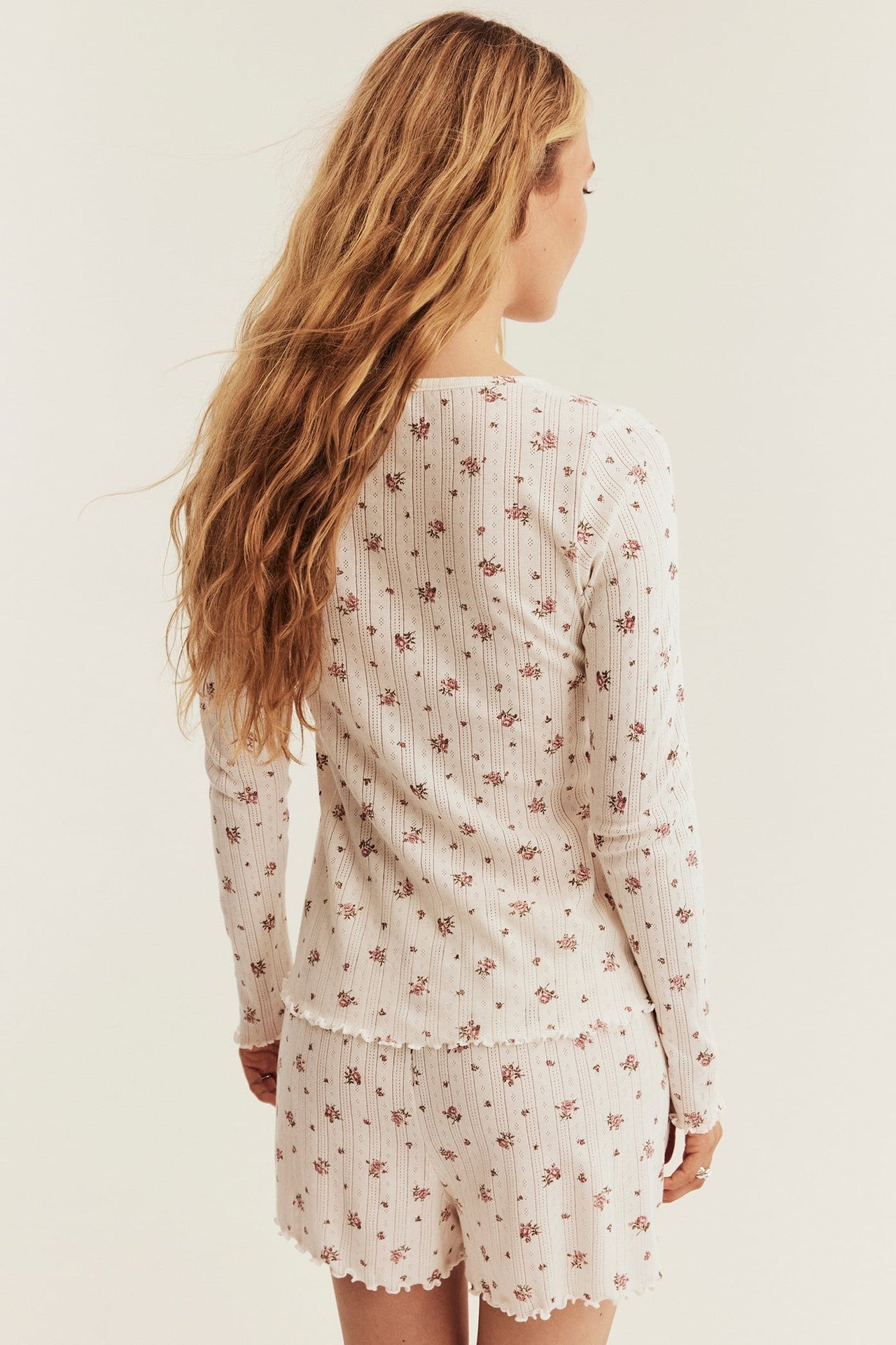 Women's floral pyjamas