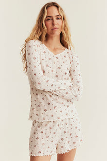 Women's floral pyjamas