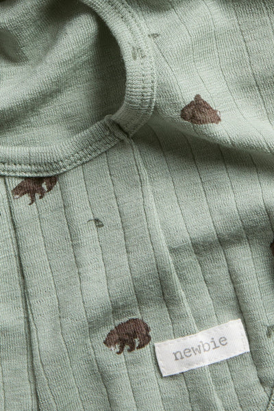 Baby & kids green wool balaclava