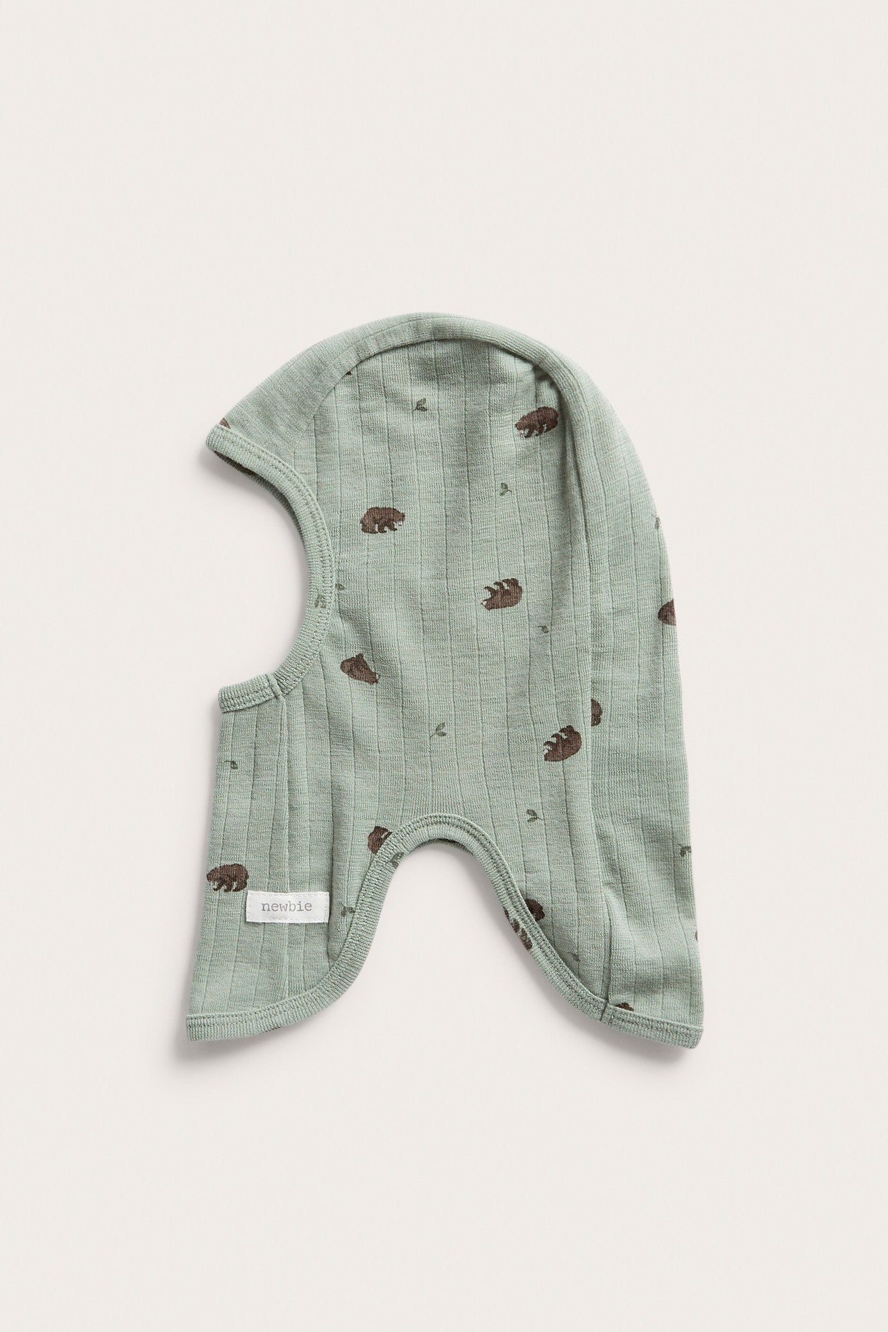Baby & kids green wool balaclava