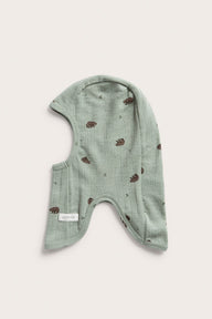 Baby & kids green wool balaclava