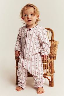 Baby white & red Christmas theme pyjamas