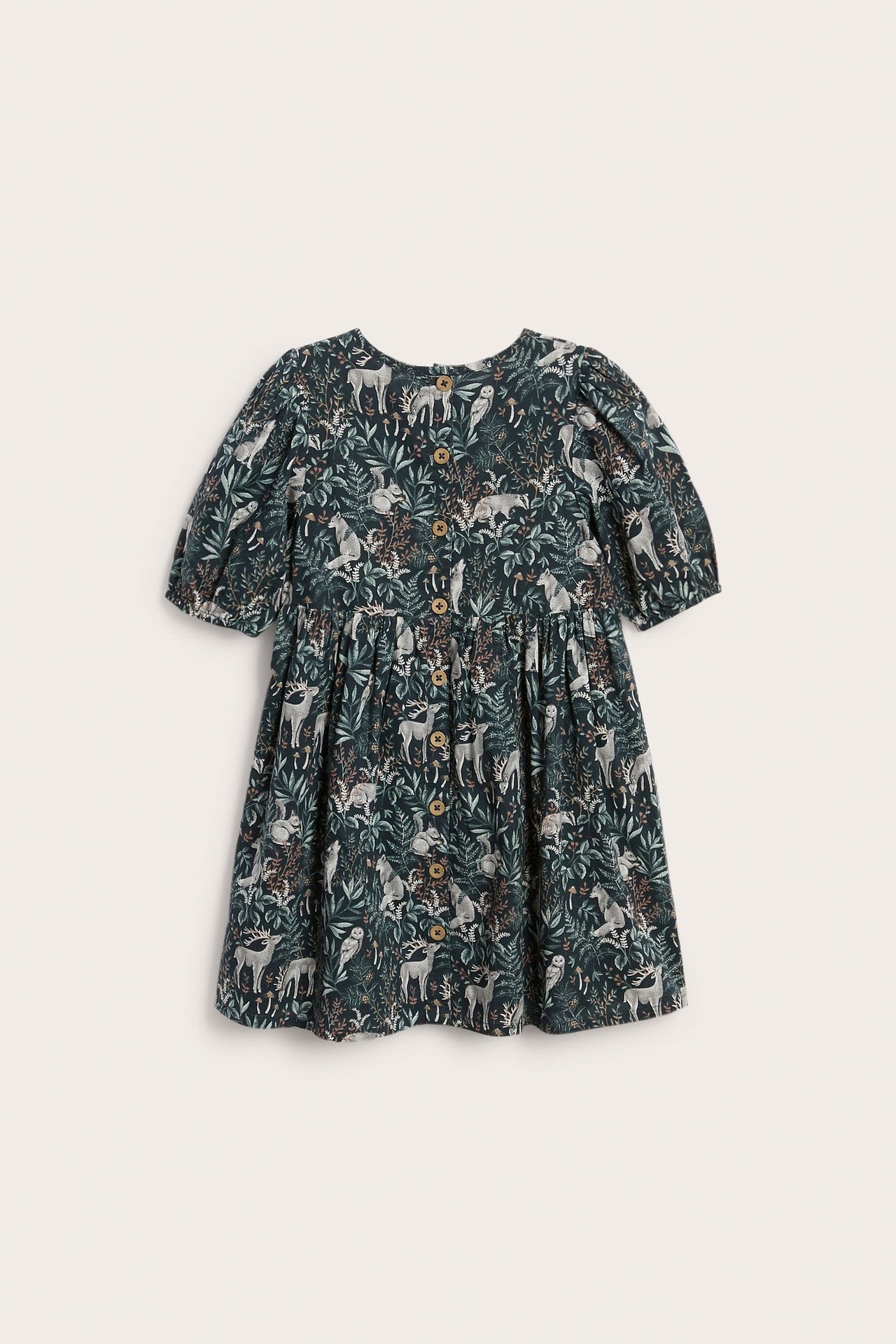Kids dress with puff sleeves