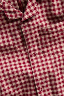 Baby red flannel Christmas pyjamas