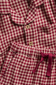 Kids red flannel Christmas pyjamas