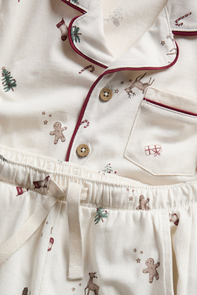 Kids white Christmas pyjamas