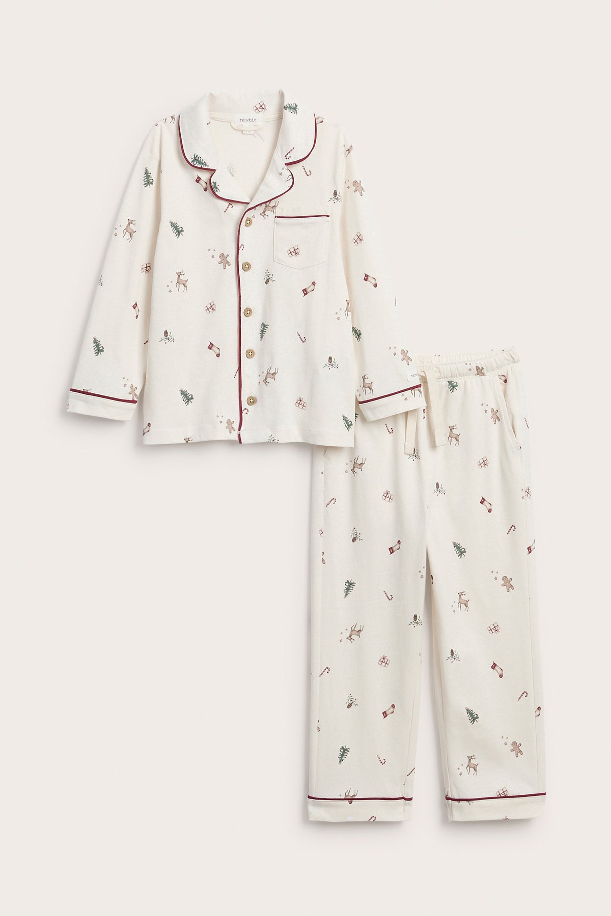Kids white Christmas pyjamas