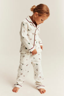Kids white Christmas pyjamas
