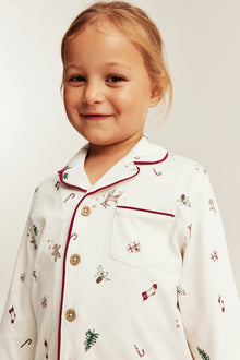 Kids white Christmas pyjamas