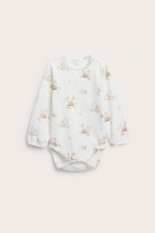 Baby white patterned bodysuit