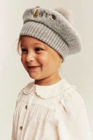 Baby & kids beige wool beret