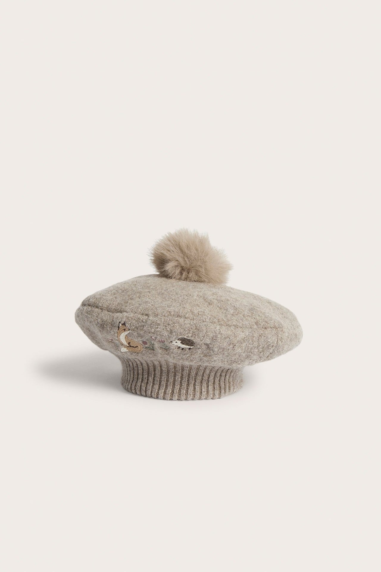 Baby & kids beige wool beret