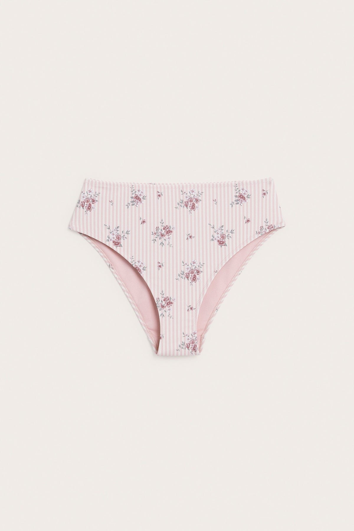 Women's pink floral bikini bottoms