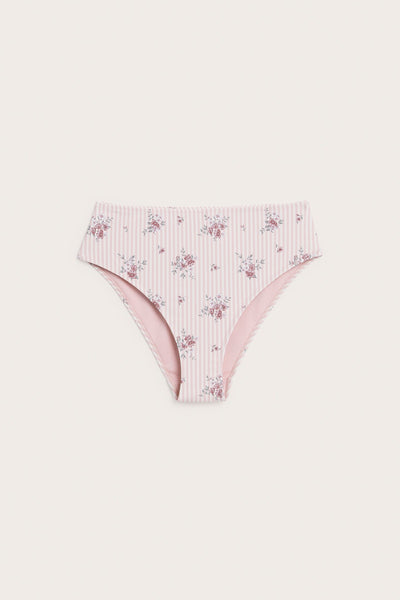 Women's pink floral bikini bottoms