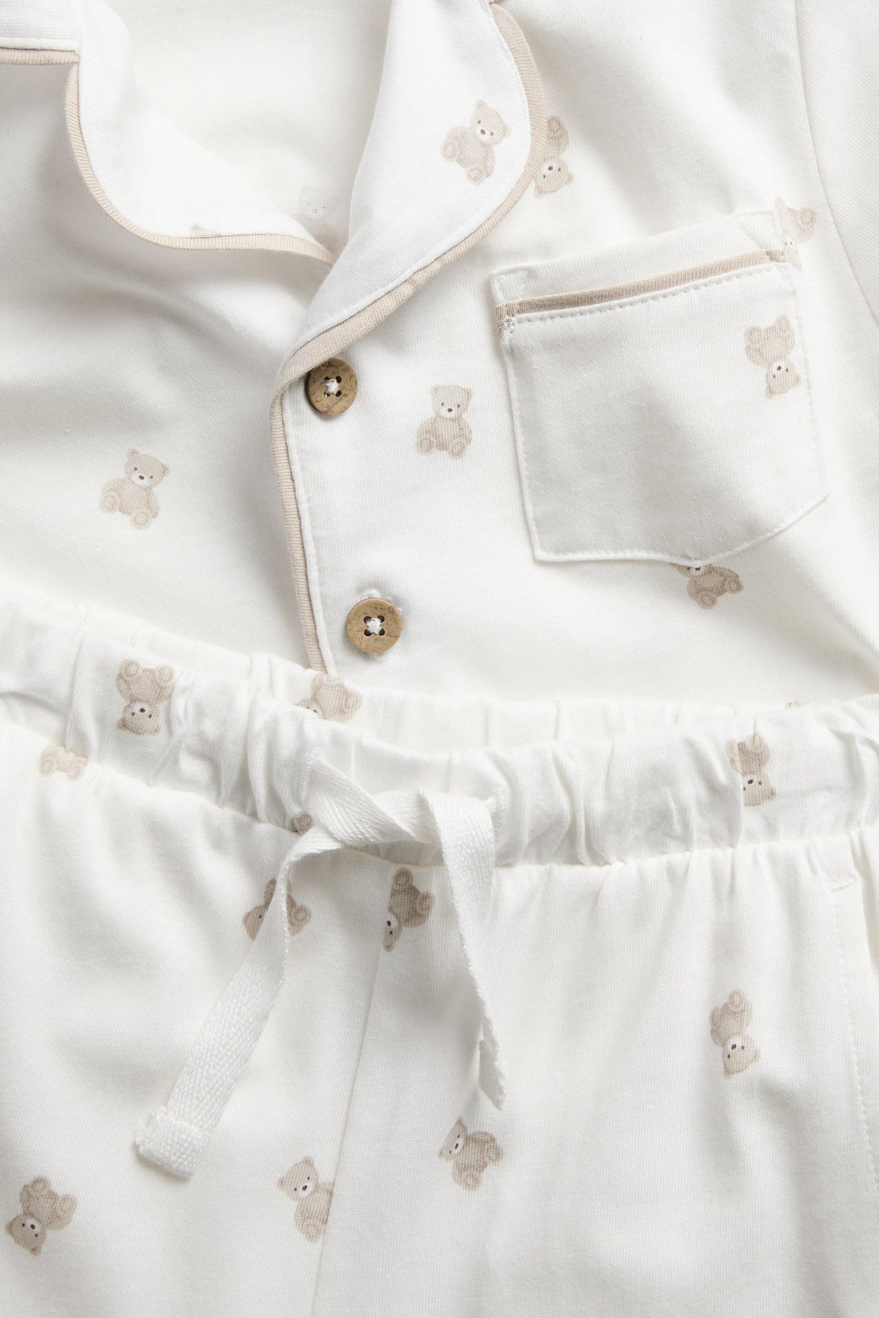 Baby & Kids white teddy bear pyjamas