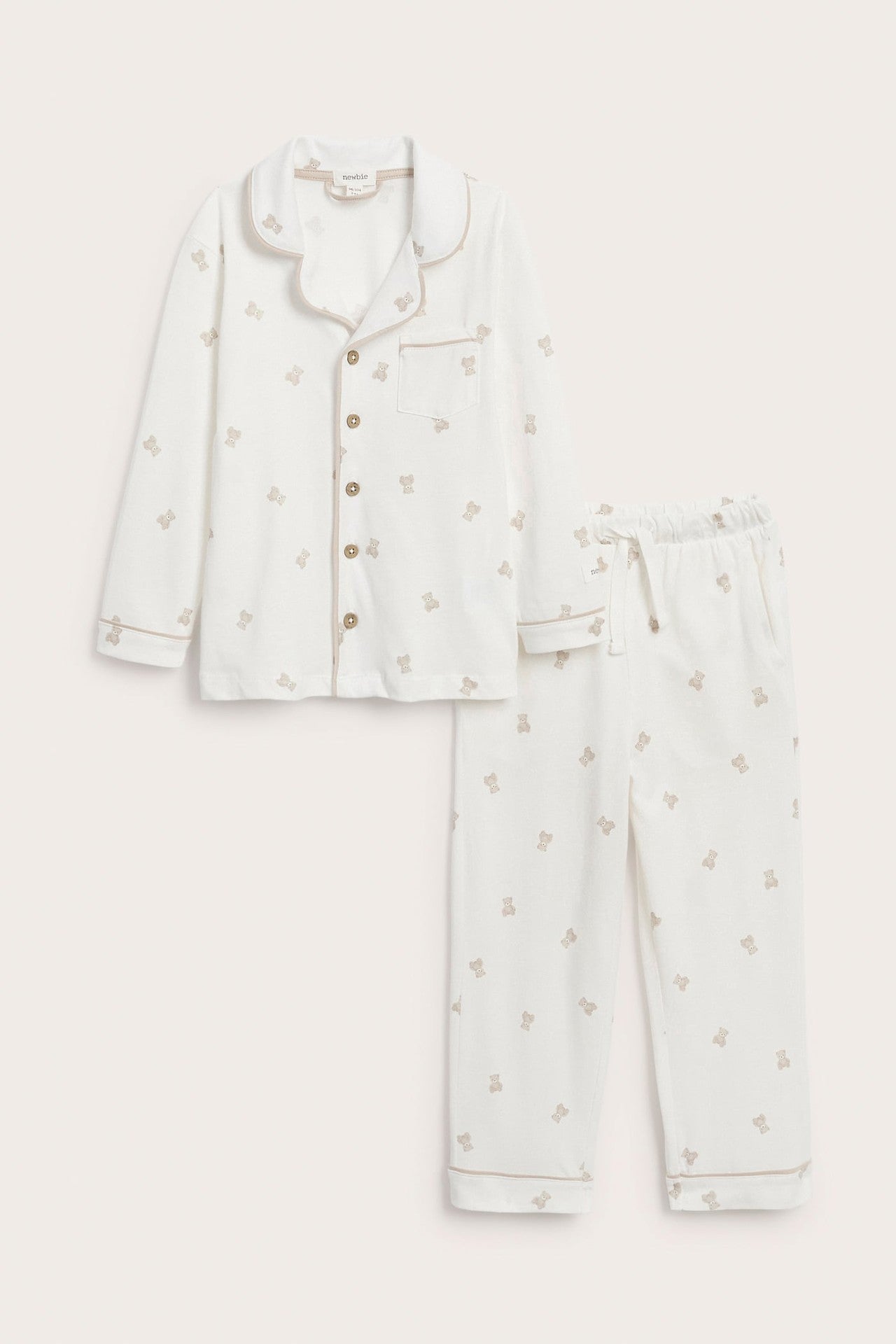 Baby & Kids white teddy bear pyjamas