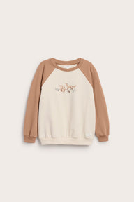 Baby & Kids beige sweatshirt with animal motif