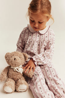 Kids white & red Christmas pyjamas with bows