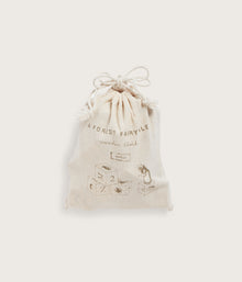 Wooden blocks forest motifs