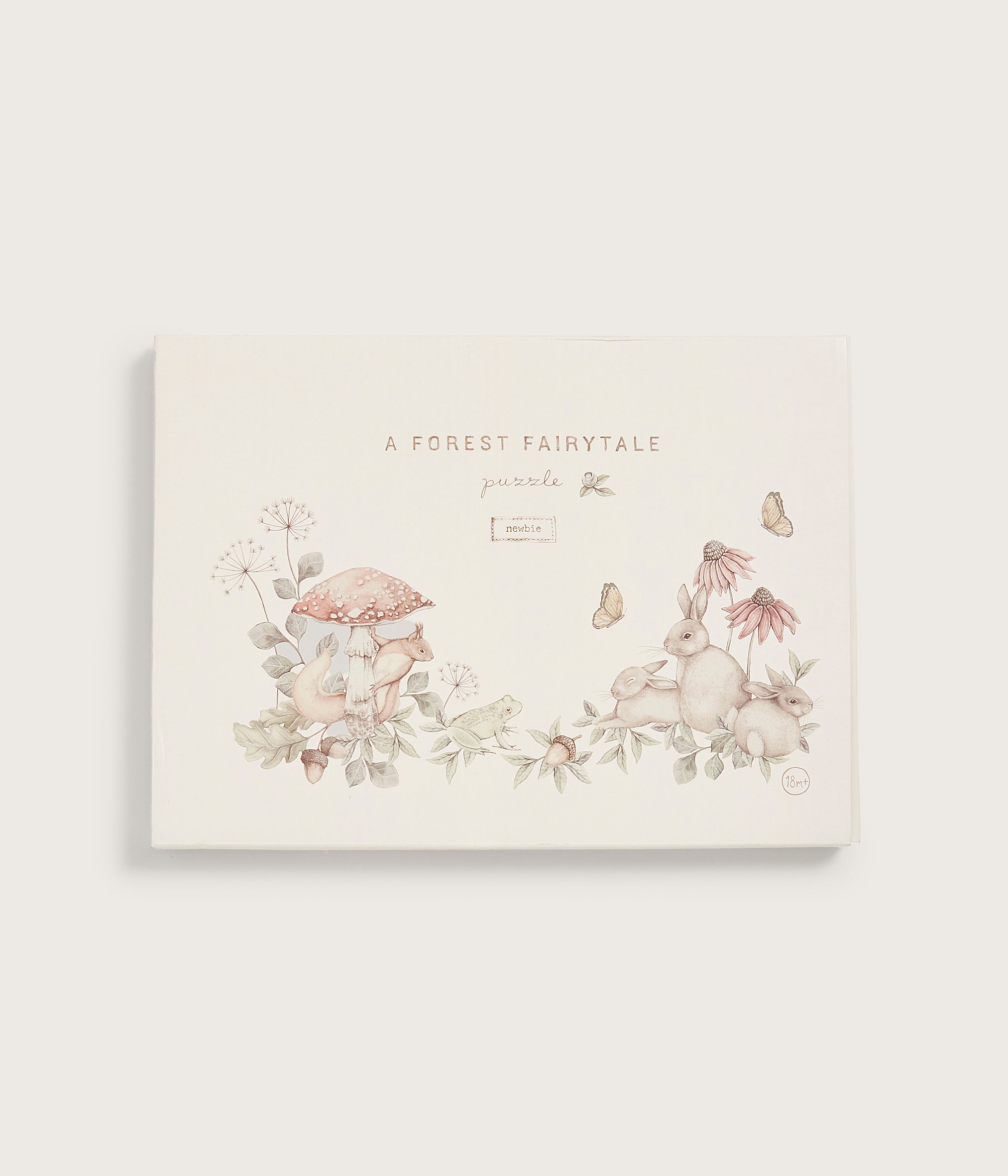 Wood puzzle forest motifs