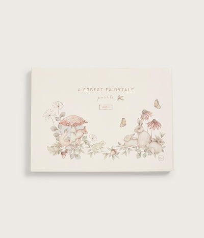 Wood puzzle forest motifs
