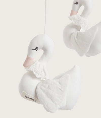 Swan hanging mobile