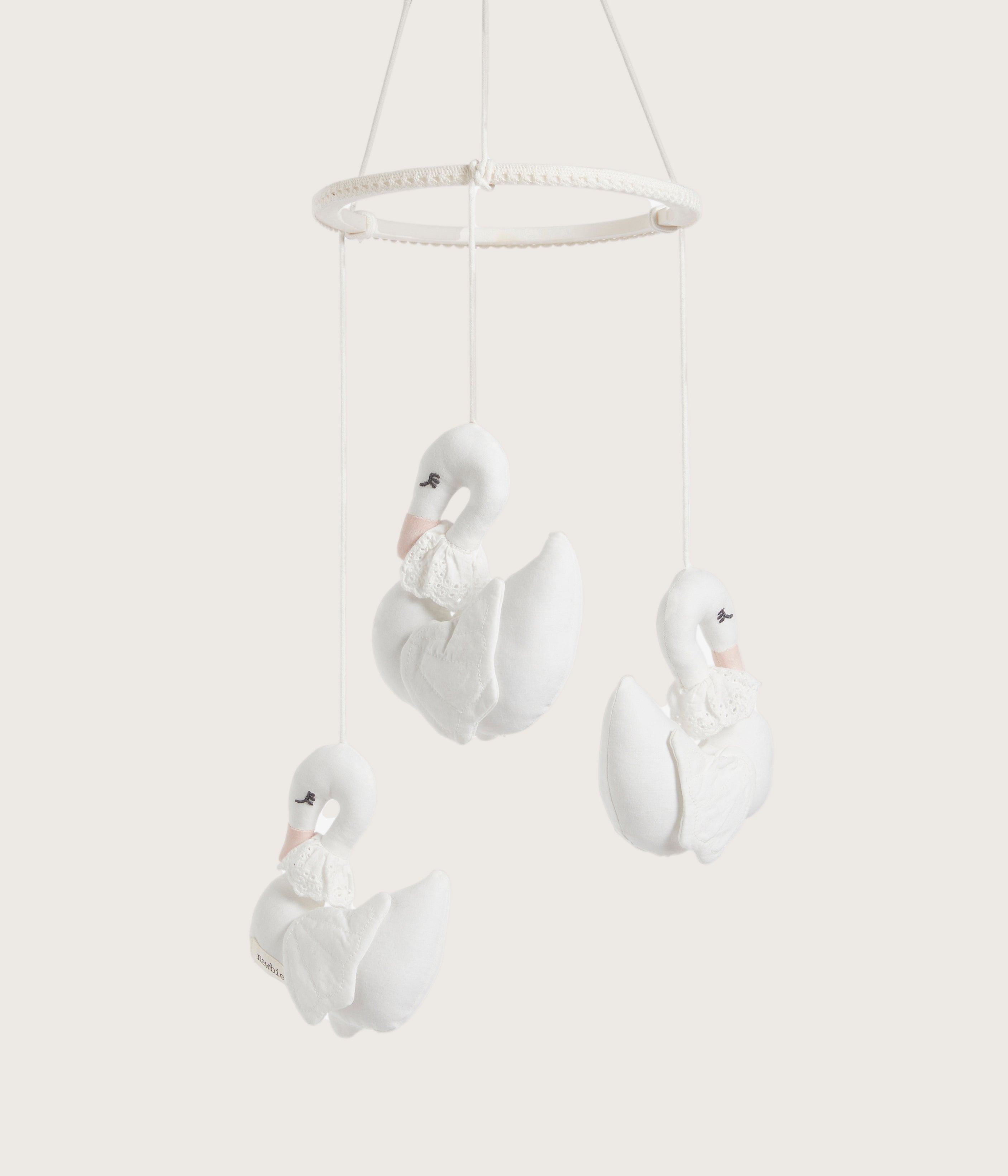 Swan hanging mobile