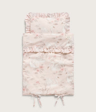 Pink swan lake doll bedding set