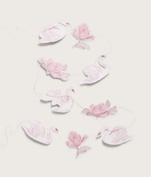 Pink swan lake garland