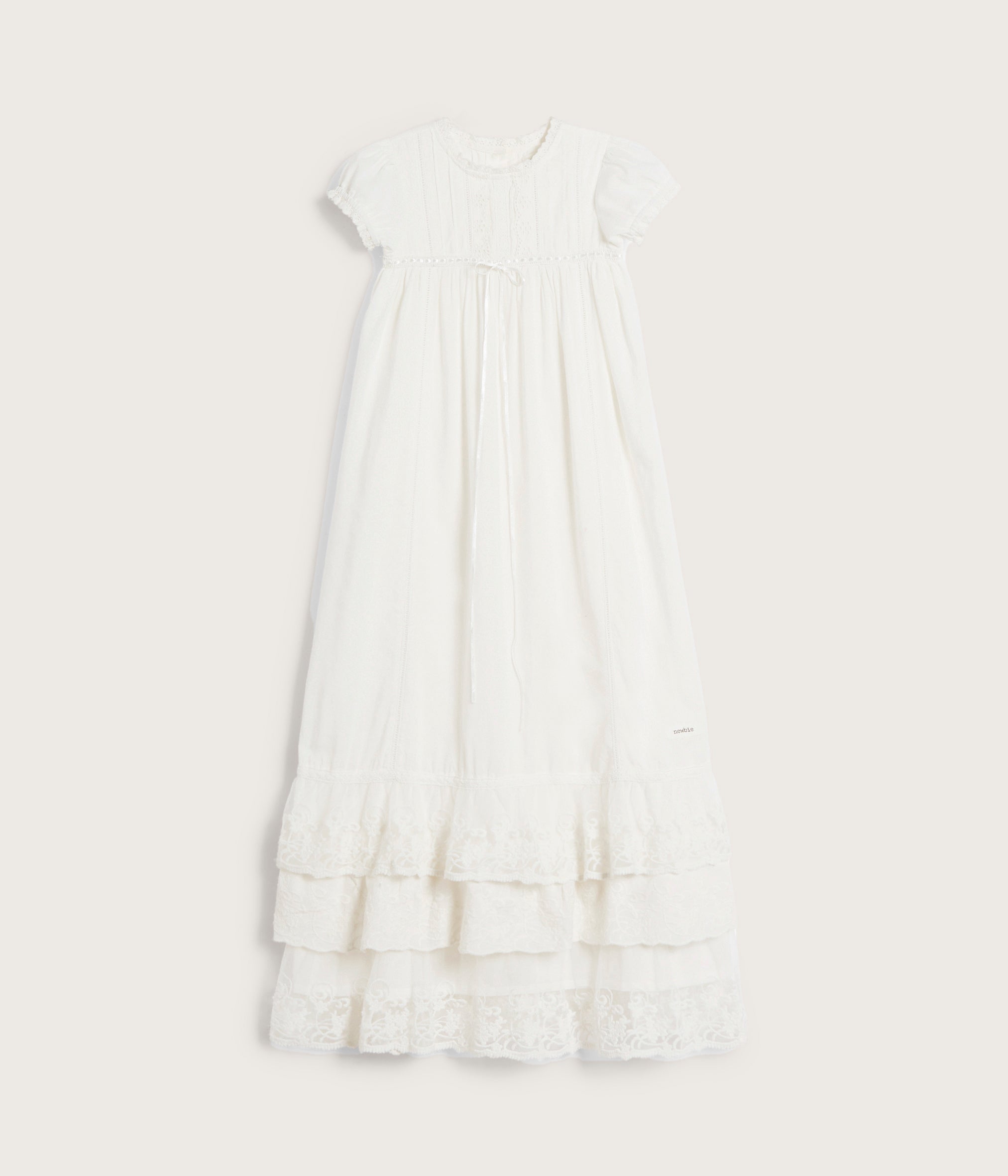 White lace Christening dress