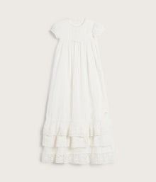 White lace Christening dress