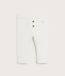 Baby white basic leggings