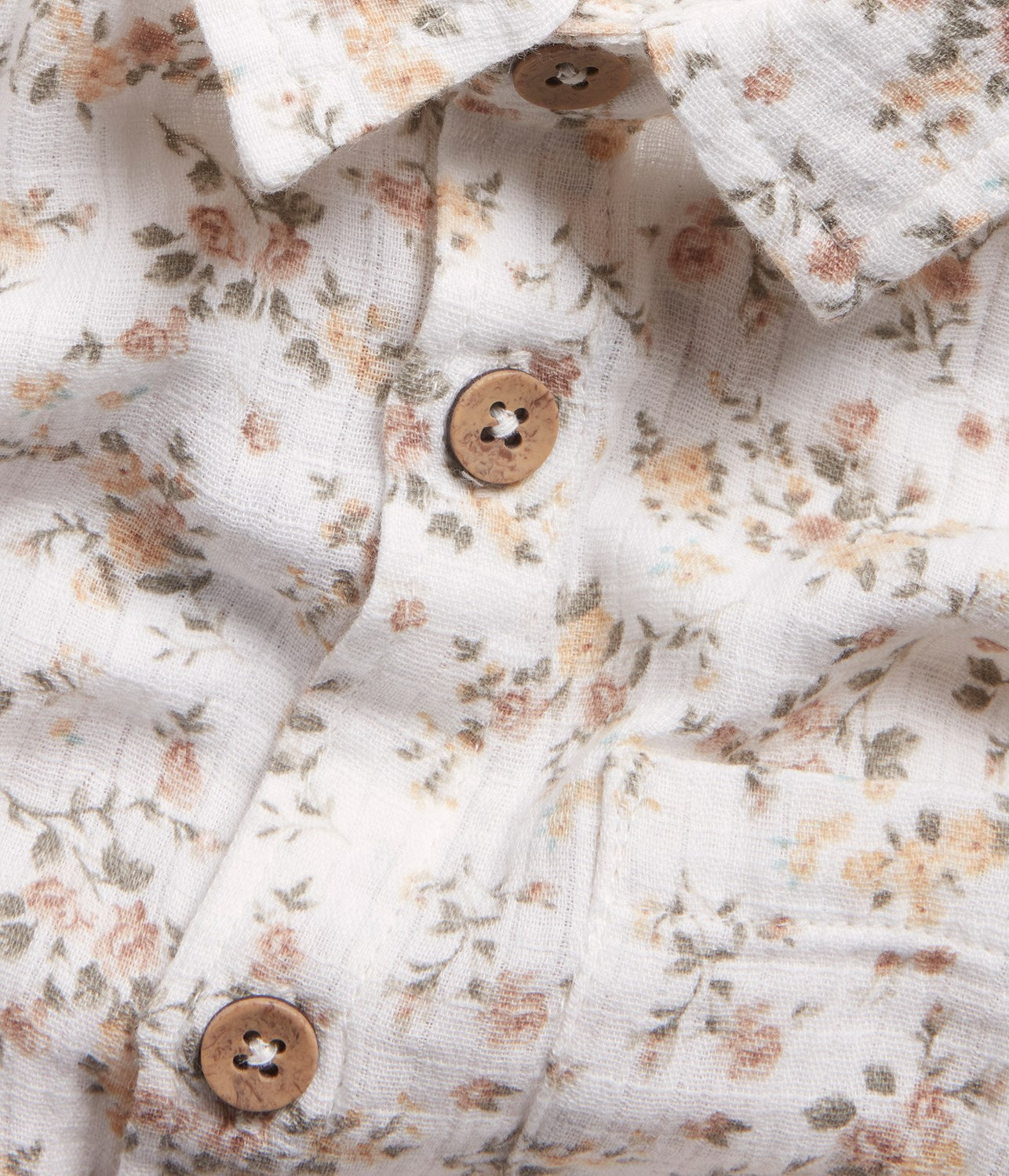 Baby & Kids white floral shirt