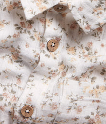 Baby & Kids white floral shirt