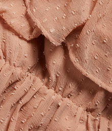 Womens pink chiffon dress