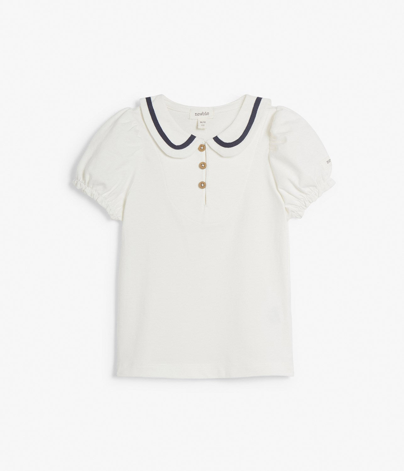 Kids white sailor top