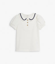 Kids white sailor top