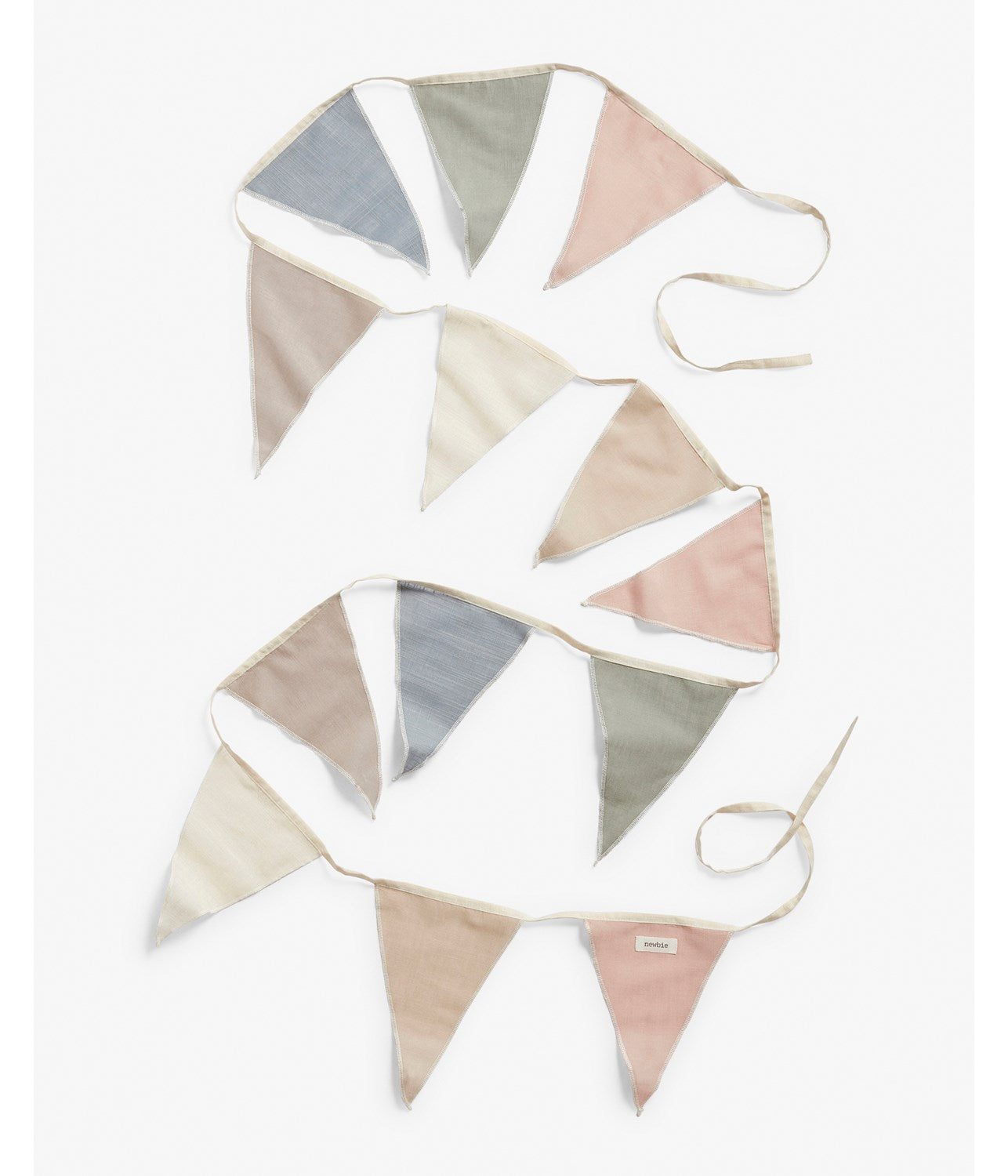 Multicolored pastel garland