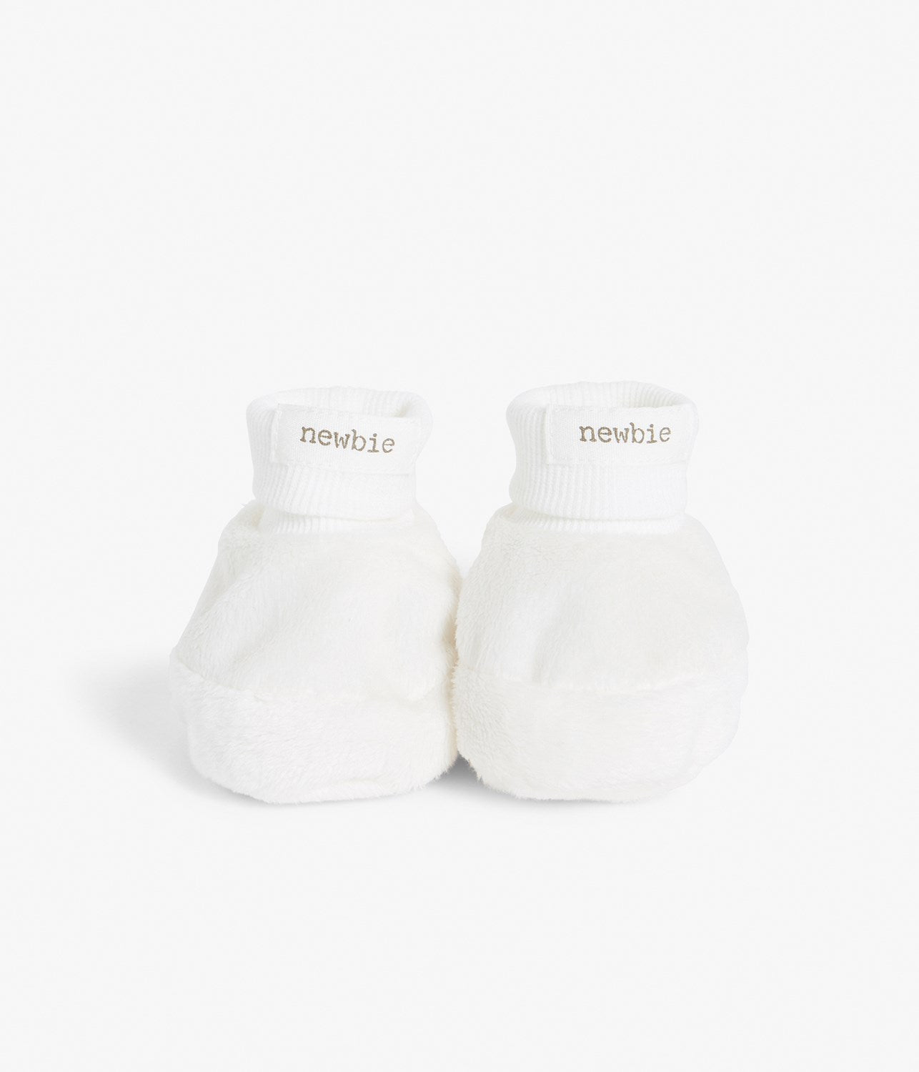 Baby white booties