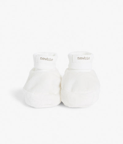 Baby white booties