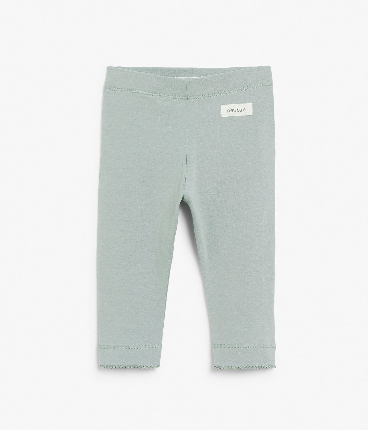Baby grey leggings with ruffles