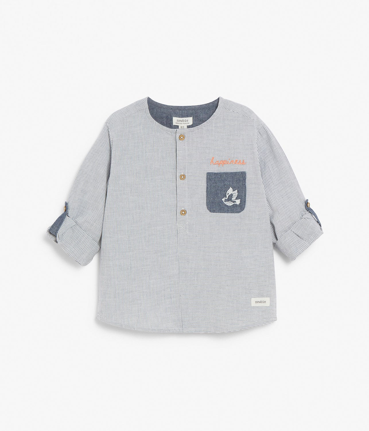 Kids blue striped shirt
