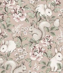 Magic Forest pink wallpaper