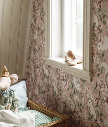 Magic Forest pink wallpaper