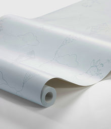 Up & Away blue wallpaper