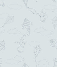 Up & Away blue wallpaper